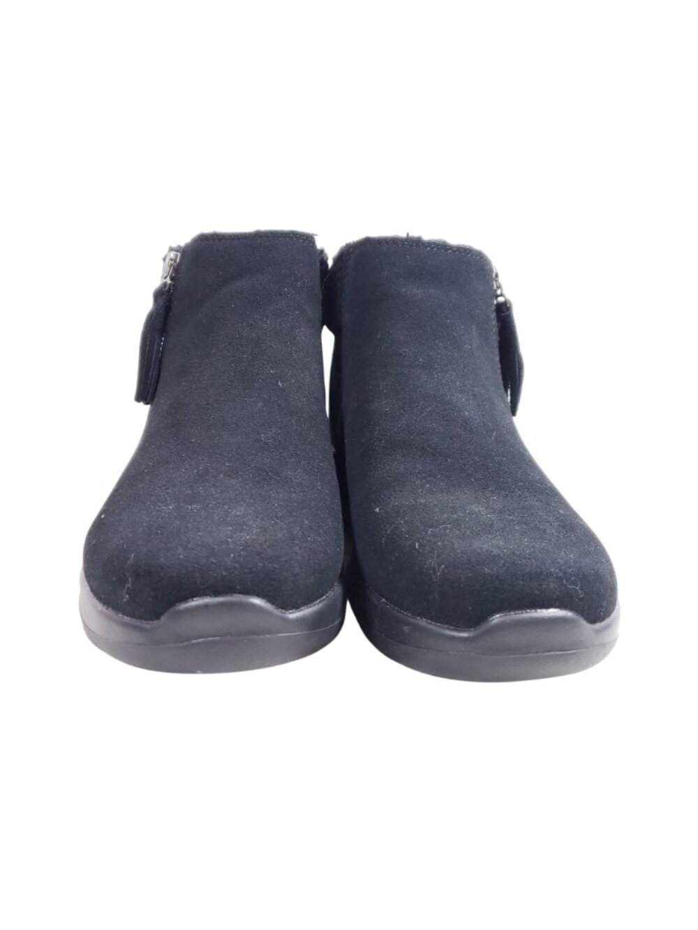 Skechers Womens Size 8 On The Go Black Ankle Boots Faux Fur Lined - Picture 6 of 9